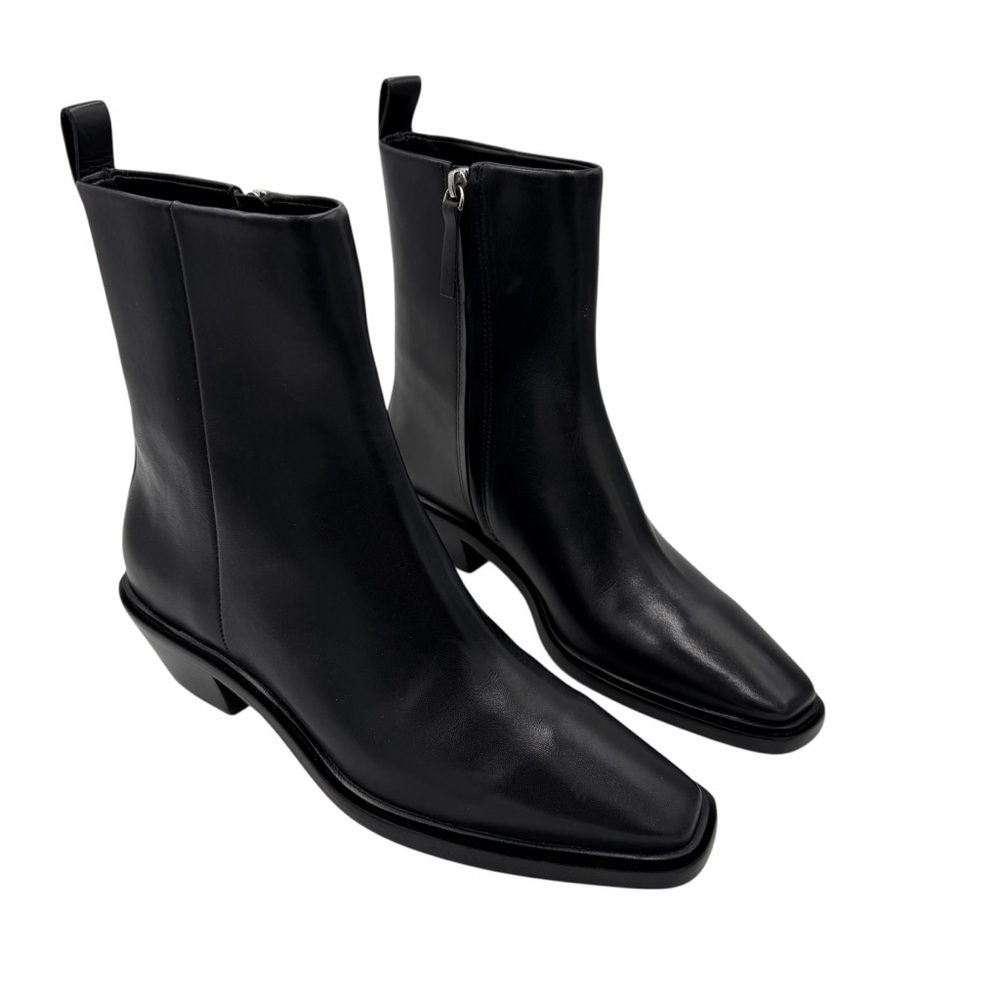 NEW Everlane Black Leather Havana Ankle Boot in Size 9.5 - Picture 4 of 13